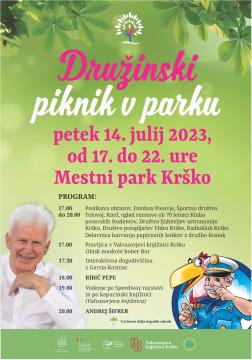 Družinski piknik v parku